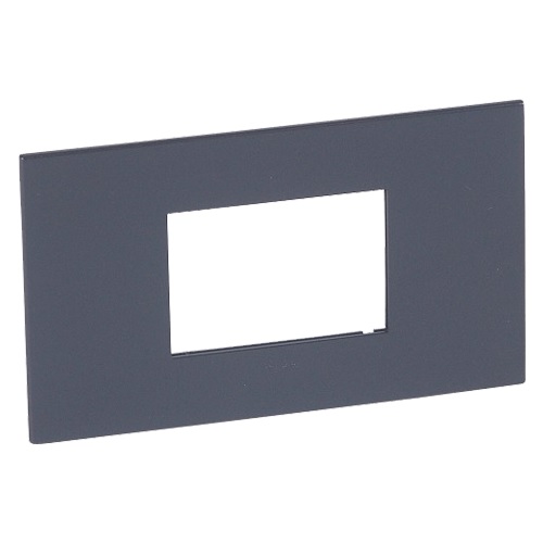 Legrand Arteor Graphite Cover Plate With Frame For Shaver Socket, 3 M, 5750 72